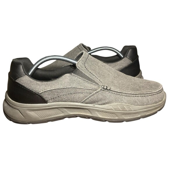 SKECHERS Cohagen Black Casual Loafers Relaxed Fit Men’s Shoe Size 11, 16941S main image 4